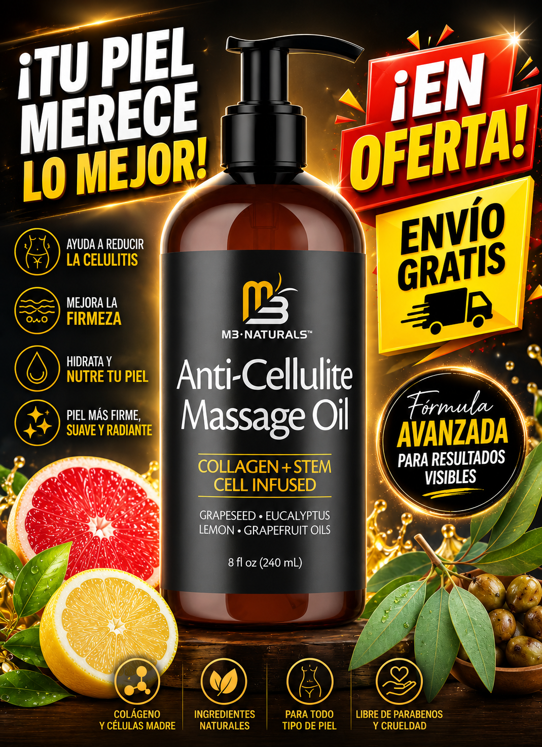 👑✨ M3 NATURALS ✨👑 🌸 Hidratación + Firmeza + Brillo Natural 🌸